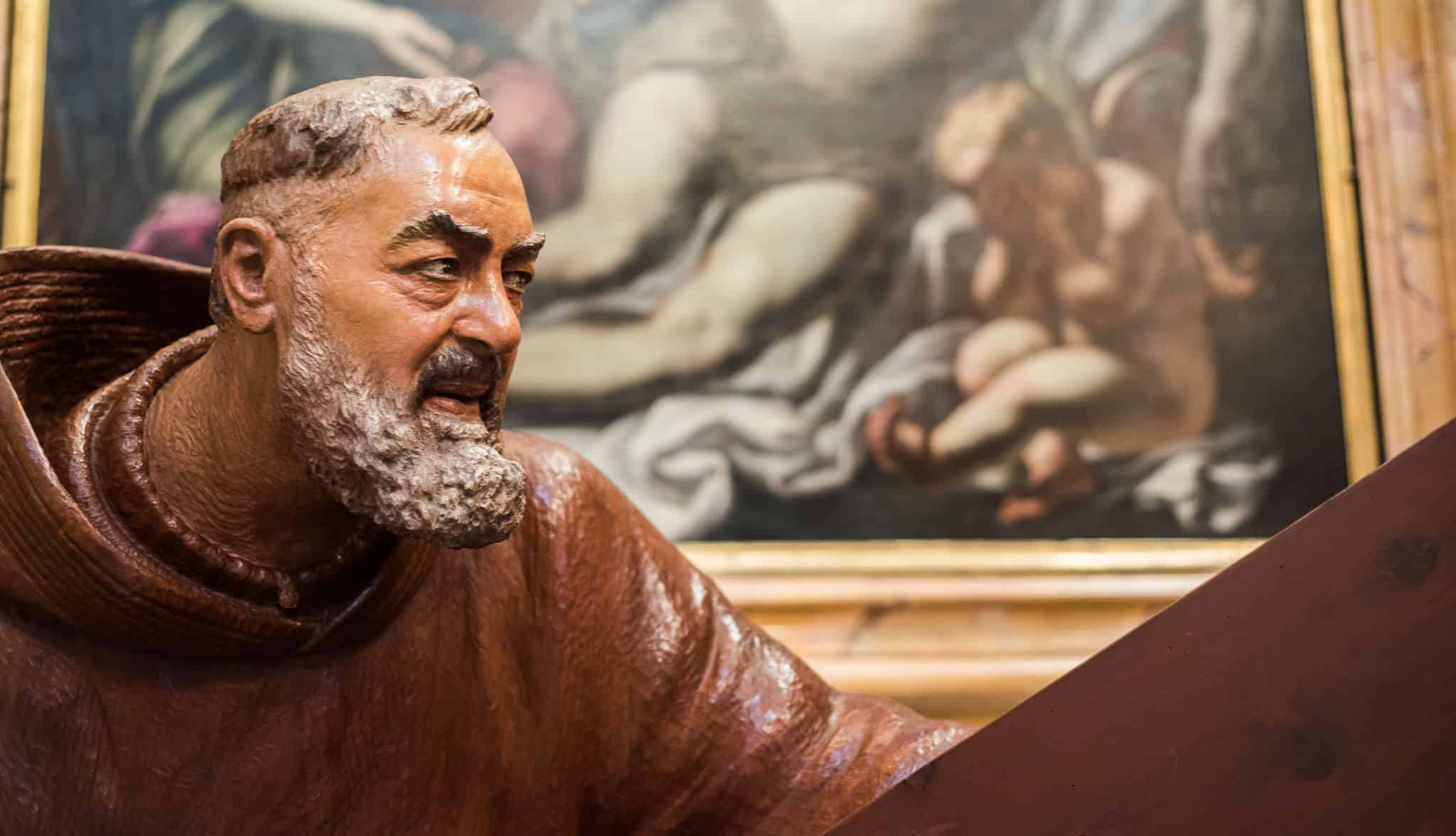 Who was Saint Padre Pio? Stigmata.