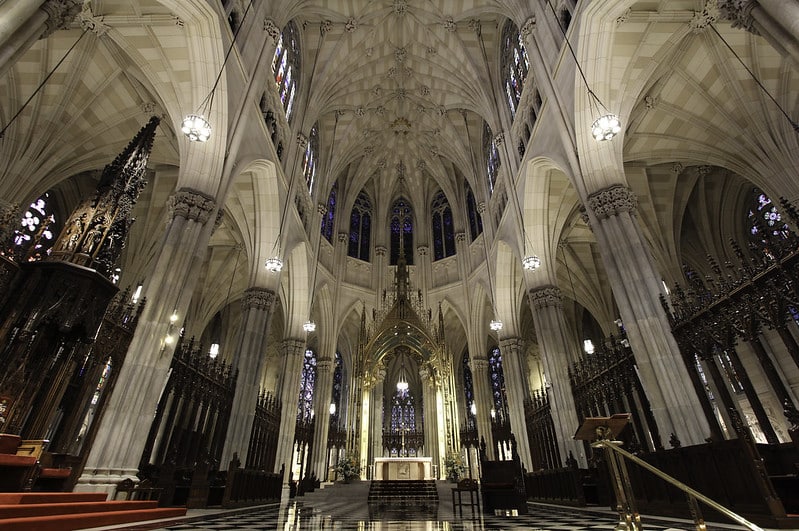 St. Patrick's Cathedral in New York Explore New York's St. Patrick's Cathedral, one of the top 10 Catholic churches in New York. Mass near me, Catholic Mass Times