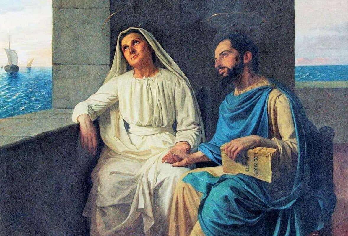 Imagen de Santa Monica y San Agustin. Descubre por qué la Iglesia los celebra, y donde están sus restos hoy en día en el artículo 27 y 28 de Agosto: Santa Monica y San Agustin. Descarga Horarios de Misa en tu celular hoy!