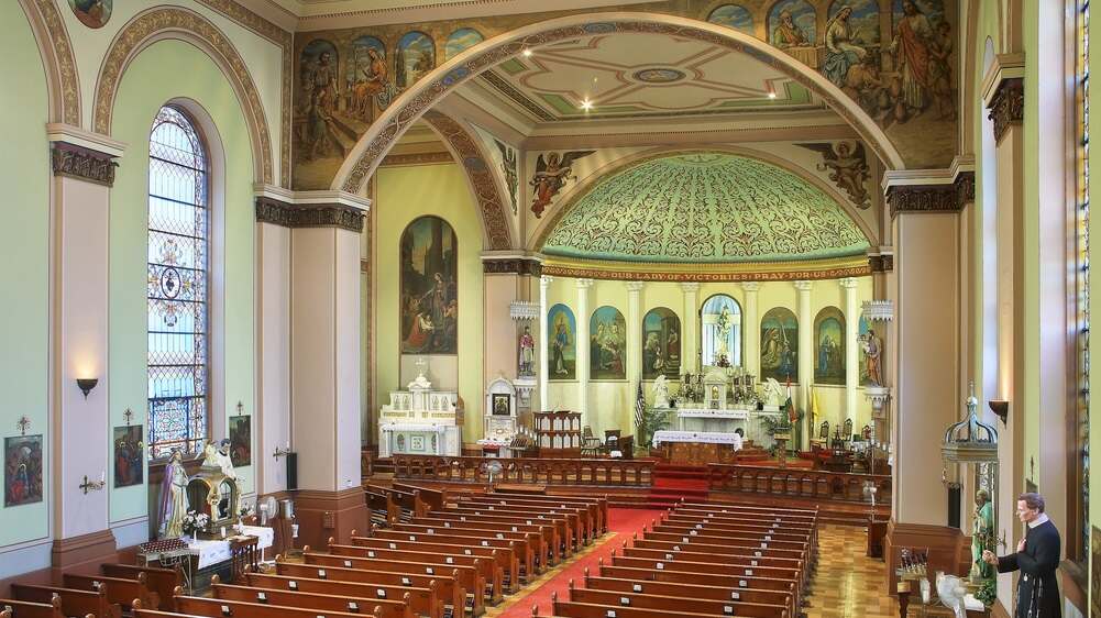 St. Mary of Victories Catholic Church, Iglesia Catolica en St Louis - Horarios de Misa.