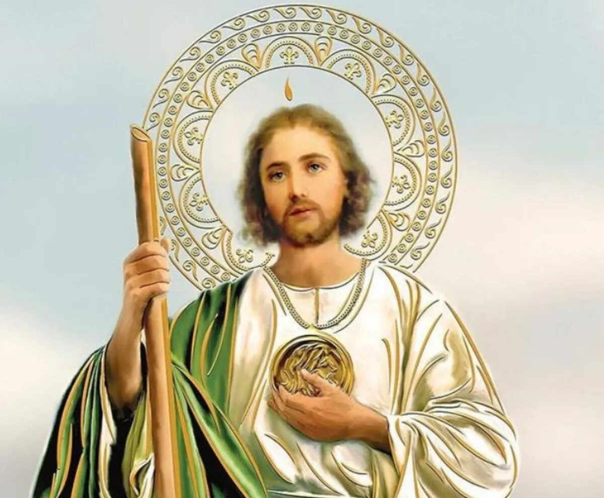 San Judas Tadeo, santo patron de las causas urgentes.