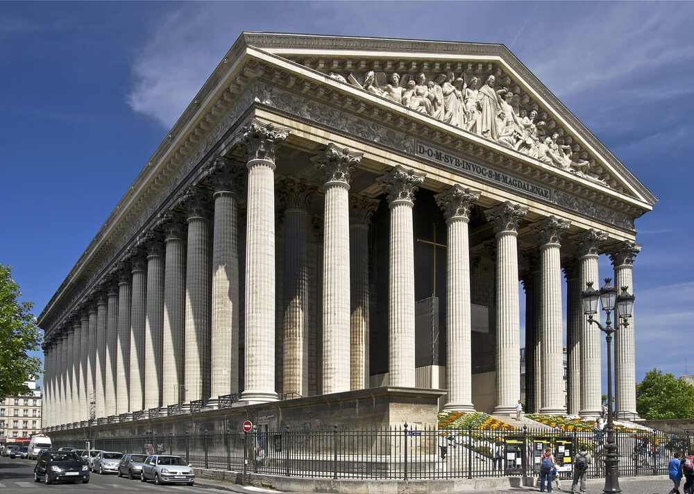 Iglesia Madeleine. Descubre las 11 Imperdibles Iglesias Católicas en París.
