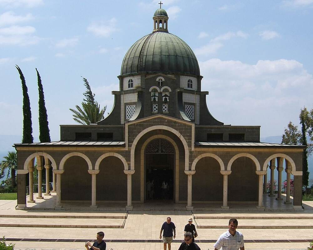 Iglesia de las Bienaventuranzas-Tierra Santa-Horarios de Misa