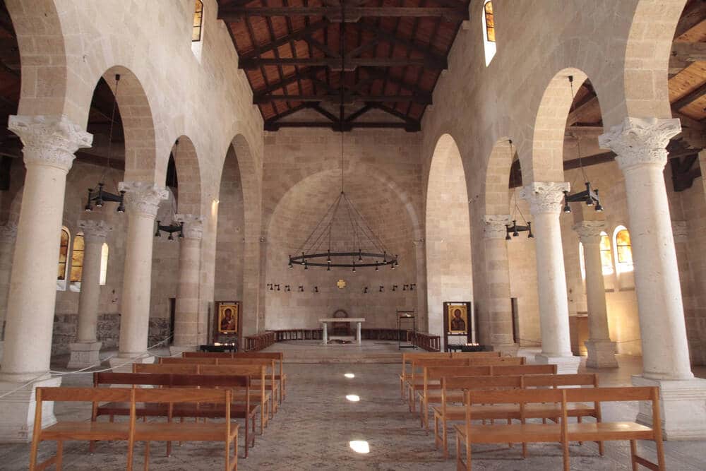 Iglesia de la Multiplicación-Monte Tabor-Galilea-Horarios de Misa